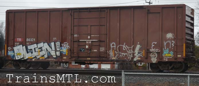 Car/wagon TR86321 left side / coté gauche